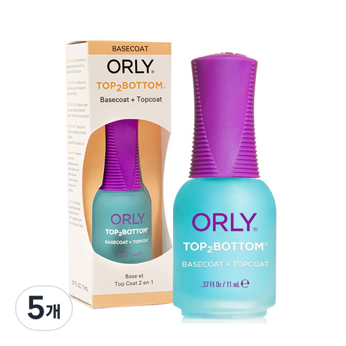오를리 탑2바텀 베이스코트 + 탑코트 11ml, 5개