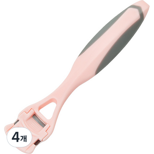 정월나나 발바닥 각질 제거기 핑크1, 1개입, 4개
