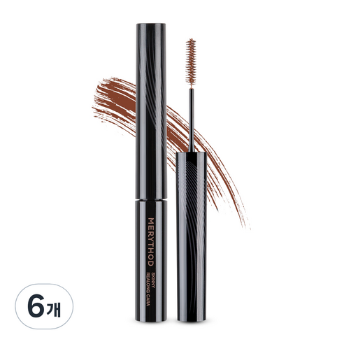 메리쏘드 스키니 릴롱카라 마스카라 3.2g, 로지브라운, 6개
