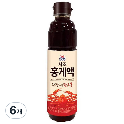 홍게액, 500ml, 6개