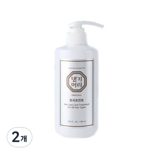 댕기머리 한방 탈모트리트먼트, 500ml, 2개