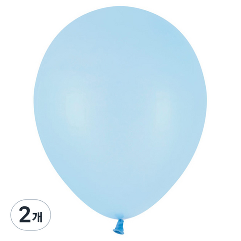 파티팡 라운드 일반 풍선 13cm 100p, 라이트 블루, 2개