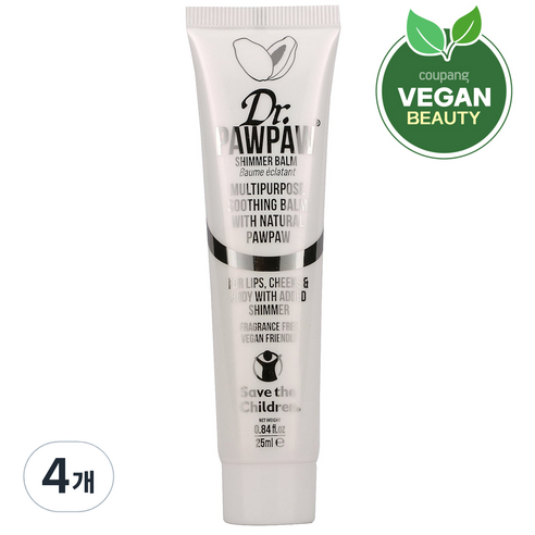 닥터포포 쉬머밤 포포크림 25ml, 쉬머, 4개