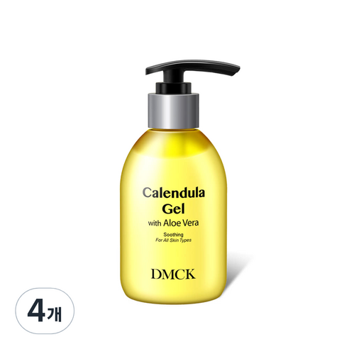 DMCK 카렌듈라 겔 위드 알로에 베라, 200ml, 4개