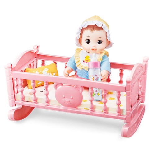 영실업 콩순이 콩콩이 침대 세트 소꿉놀이, 혼합색상, 1개