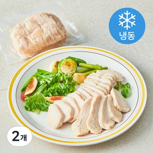 함께하닭 고단백 슬라이스 오리지널맛 닭가슴살 5팩 (냉동), 750g, 2개