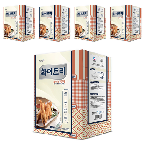 모나리자 화이트리 천연펄프 뽑아쓰는 키친타월, 150개입, 30개