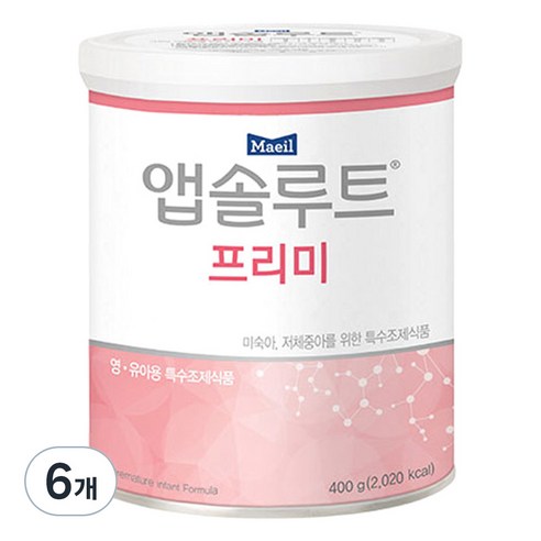 매일유업 앱솔루트 프리미 분유, 400g, 6개 400g × 6개, 400g × 6개 섬네일