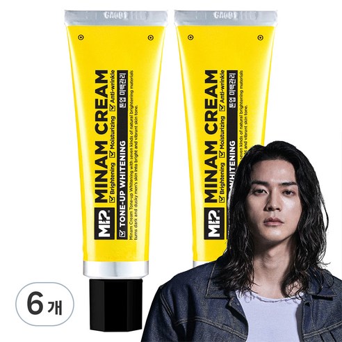 미프 미남 톤업 화이트닝 크림 50ml, 6개