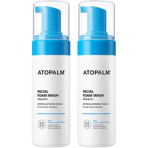 아토팜 페이셜 폼 워시, 150ml, 2개