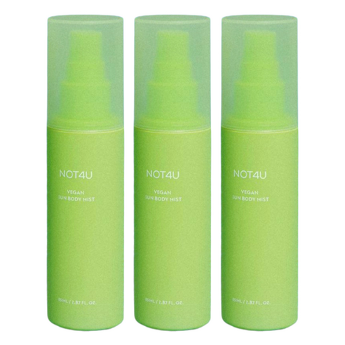 낫포유 선 바디 미스트 SPF40 PA+++, 85ml, 3개