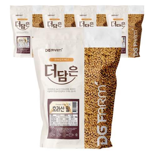 대구농산 더담은 호라산밀, 500g, 5개