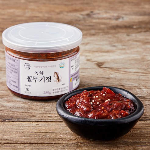 자연다감 녹차 꼴뚜기젓, 250g, 1개