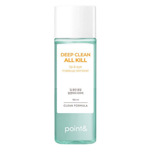 [비건뷰티] 포인트앤 딥 클린 올킬 립앤아이 리무버, 150ml, 1개