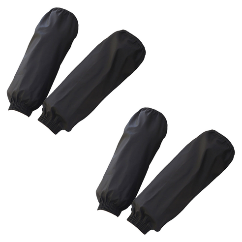 해피무드 다용도 주방 작업용 방수 방유 팔토시 2p x 2개, 블랙