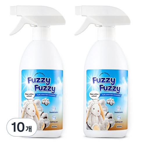 생활공식 뽀송뽀송 코튼 섬유탈취제, 10개, 500ml