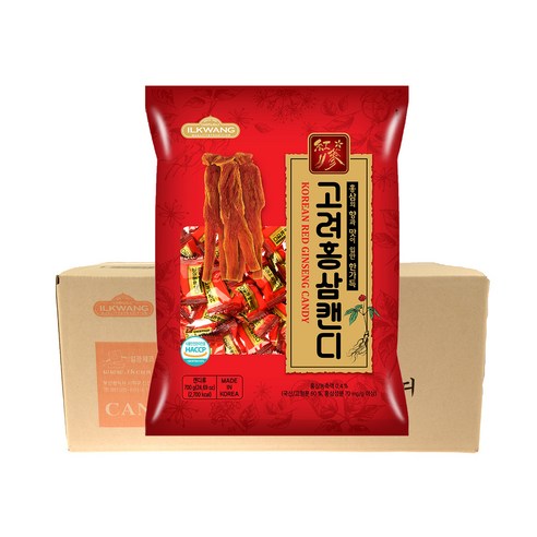 일광제과 고려 홍삼캔디, 8개, 700g