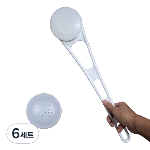 셀리백 등에 로션&액체 바르기 셀프 도구, 6세트