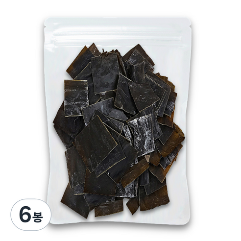 바다모아 완도 자른다시마 건다시마, 100g, 6개