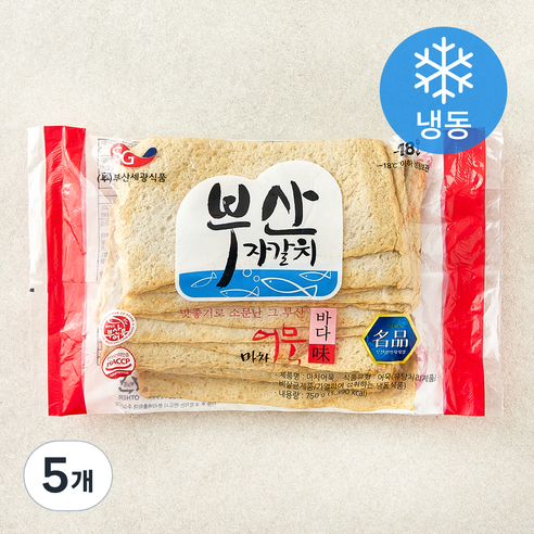 마차 어묵 (냉동), 750g, 5개