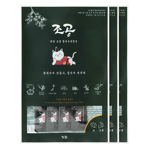 조공 반려동물 파우치 간식 4p, 한방보양삼계탕전, 3개