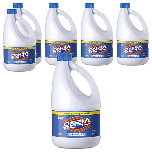 유한락스 레귤러, 1.5L, 6개