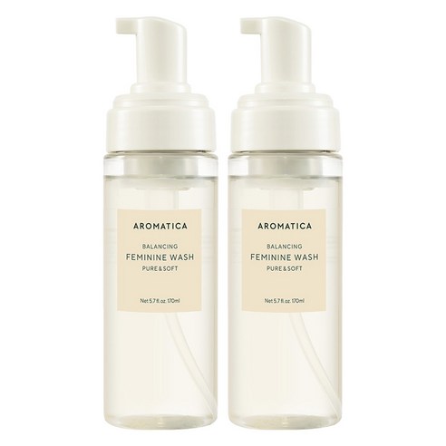 아로마티카 퓨어 앤 소프트 여성청결제, 170ml, 2개