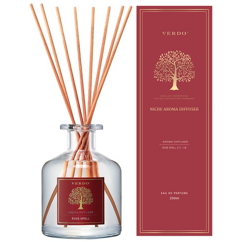베르도 니치 아로마 디퓨저 방향제 250ml, 로즈스펠, 1개