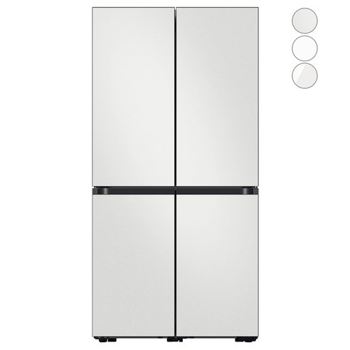[색상선택형] 삼성전자 비스포크 프리스탠딩 4도어 냉장고 835L 방문설치, RF85B96W1AP