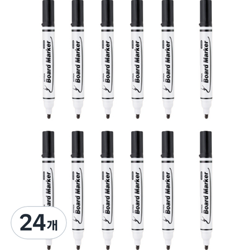 마이펜 보드마카, BLACK, 24개