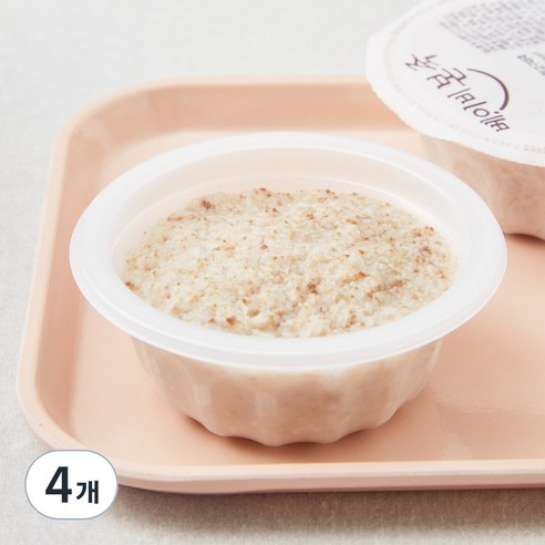 베이비본죽 한우오트밀고구마죽 이유식 중기, 160g, 4개