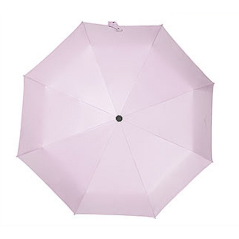 두발로 암막 접이식 3단 자동 우산 양산, 여성용 우산, 암막 효과가 우수한 단색 (무지) 우산