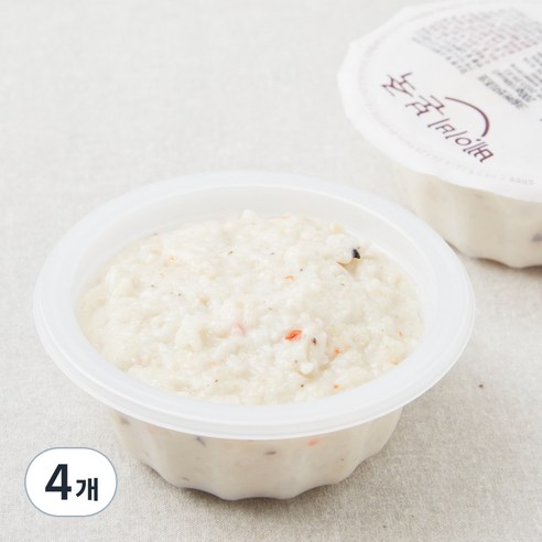 베이비본죽 크림 버섯 리조또 완료기, 200g, 4개
