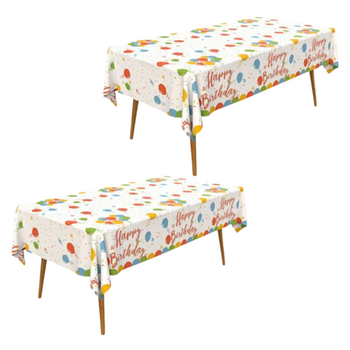미니모 생일 파티 테이블 식탁보, H타입, 137cm x 183cm, 2개