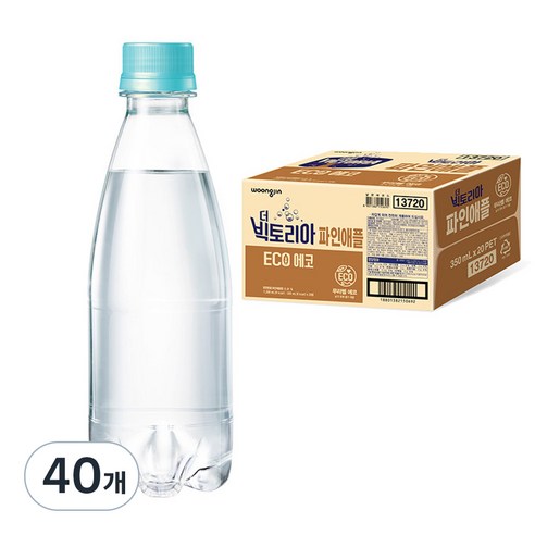 상큼상큼한 파인애플 맛, 빅토리아 무라벨 탄산음료 40개 세트!