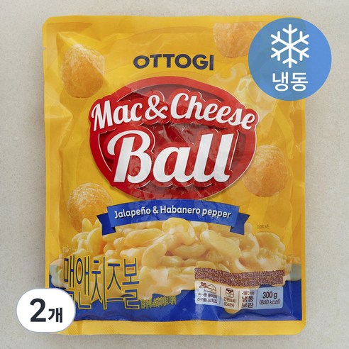 오뚜기 맥앤치즈볼 (냉동), 300g, 2개