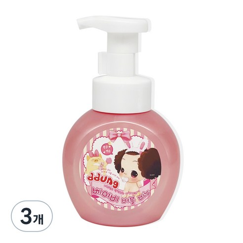 [뚱] 베이비 버블비누, 300ml, 3개