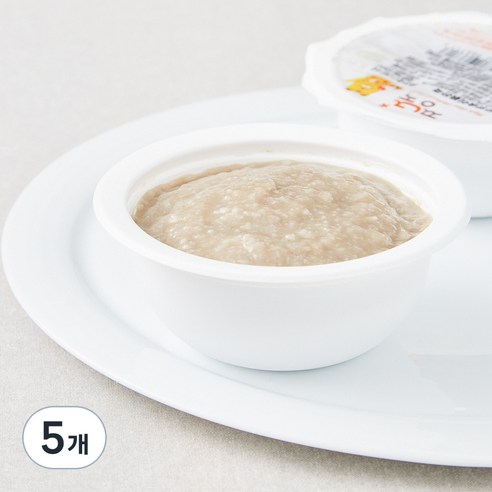 짱죽 초기 7개월 부터 묽은죽 이유식, 혼합맛(한우 / 양송이), 160g, 5개