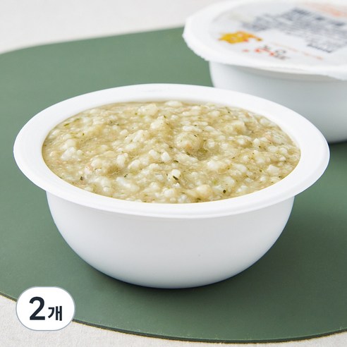 짱죽 중기 8개월 부터 이유식 죽, 혼합맛(한우 / 무우), 200g, 2개