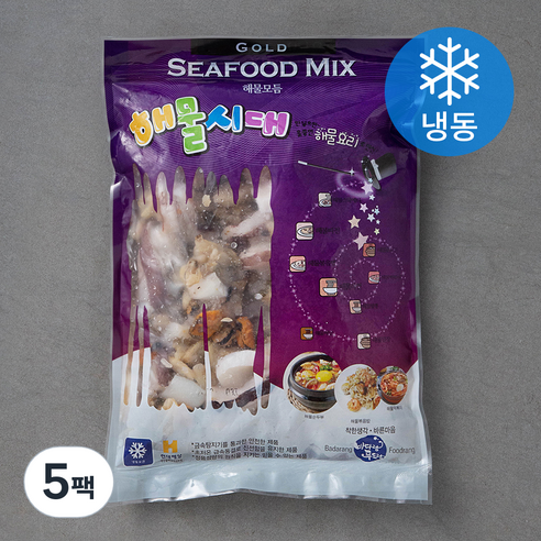 해물시대 모듬 (냉동), 800g, 5팩