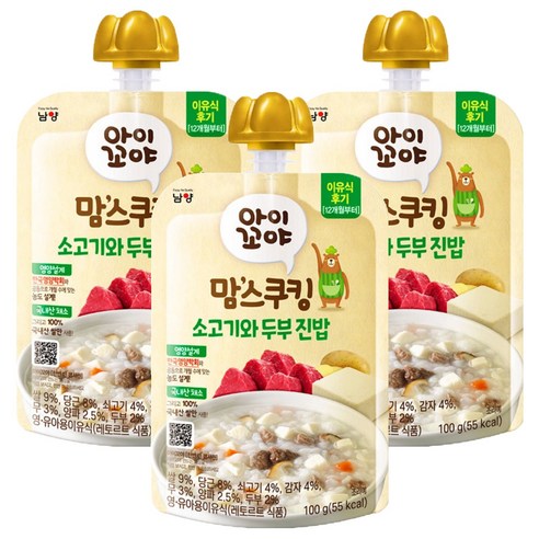 아이꼬야 맘스쿠킹 레토르트 이유식, 엄마의 마음과 아이의 건강을 담아낸 완벽한 선택