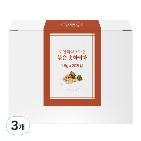증안리약초마을협동조합 토종 홍화씨차, 1.5g, 20개입, 3개