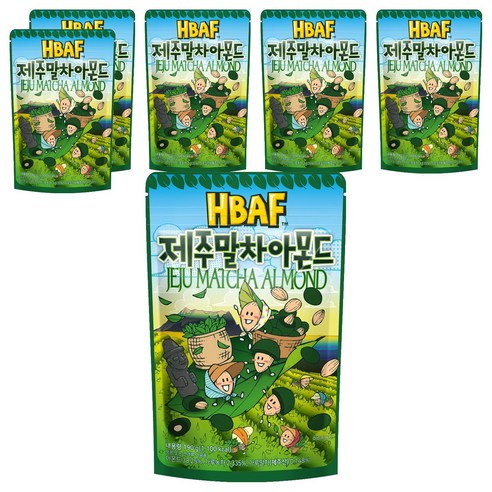 바프 제주말차 아몬드, 190g, 6개