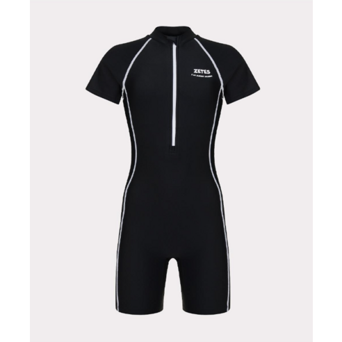 스타일, 편안함, 다용성이 뛰어난 제테스 여아용 반팔 수영복