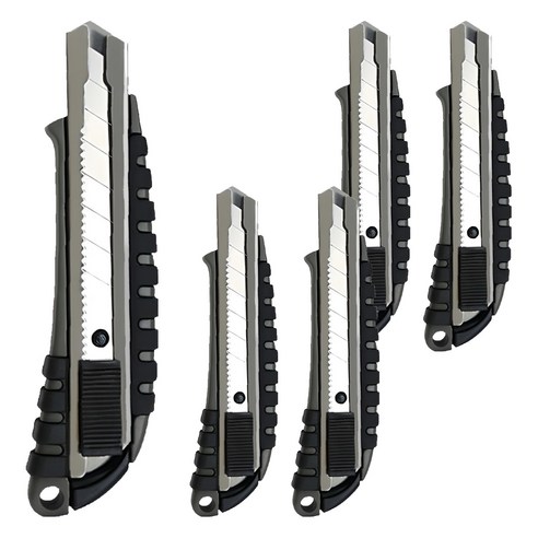 화신 351 커터칼 대 18mm KN-351, 혼합색상, 5개