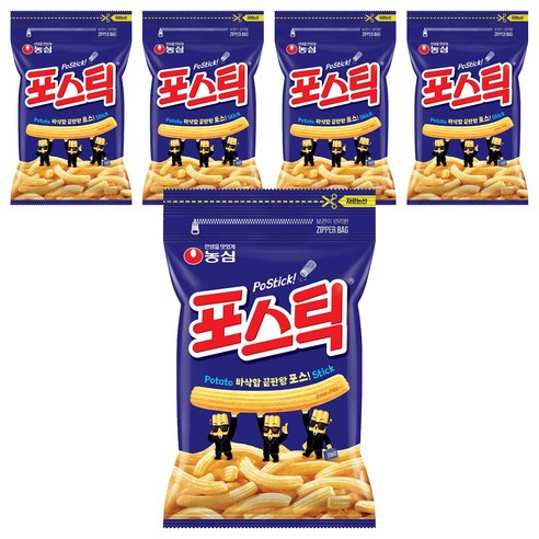 농심 포스틱, 280g, 5개