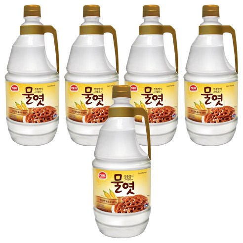 해표 물엿, 2.4kg, 5개
