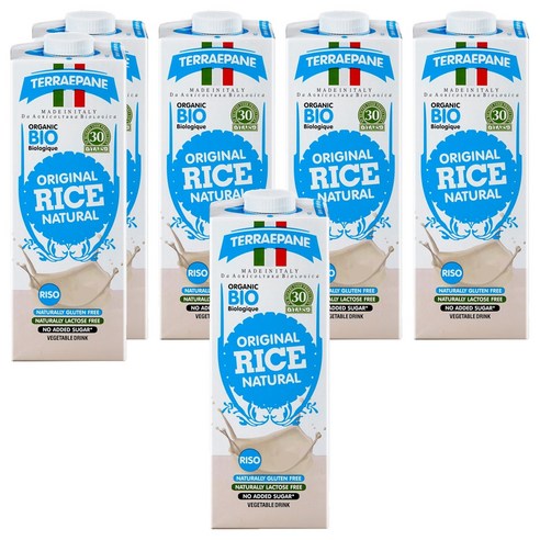 테라에판 유기농 라이스 드링크, 6개, 1L