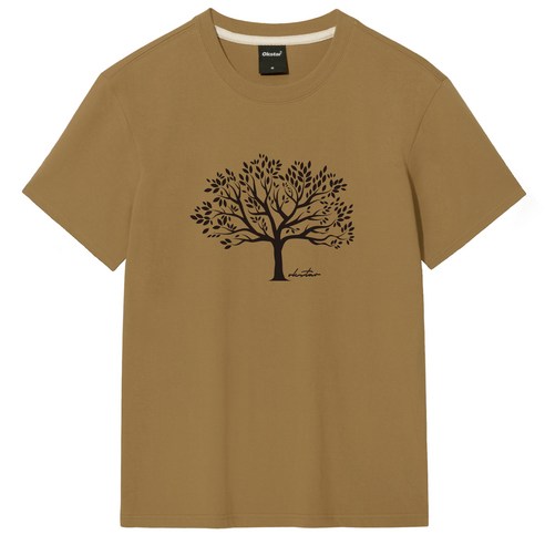 옥스타 나무 패턴 반팔 티셔츠 8TS035 
티셔츠