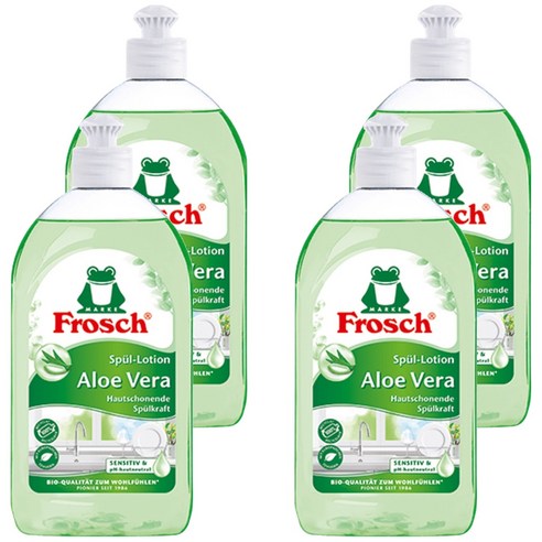 프로쉬 주방세제 알로에베라, 500ml, 4개